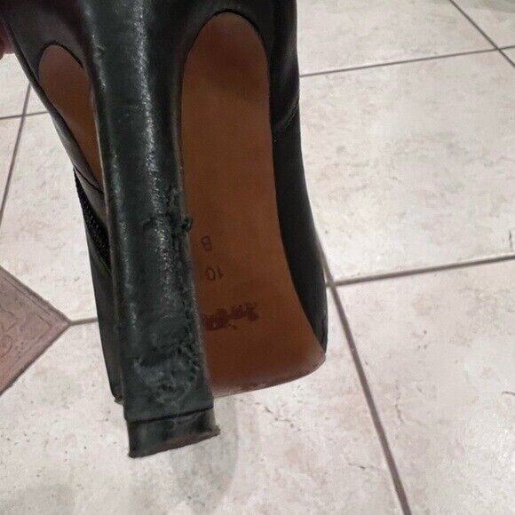 Coach black ankle booties size 10 - Picture 9 of 10